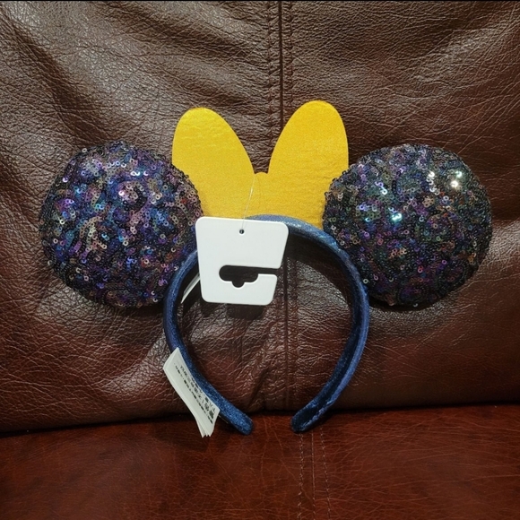 Minnie Mouse Jeweled Bow Ear Headband – Walt Disney World 50th Anniversary - Picture 2 of 2